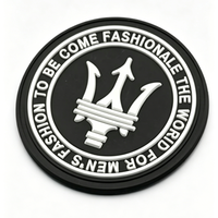Insignia Termoadhesiva Personalizada de PVC Suave con Letras Inglesas en 3D para Mochilas, Gorras y Prendas