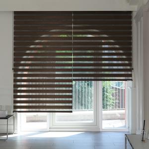 Persianas Zebra Coreanas, Colección Class, Cortinas Enrollables Automáticas Motorizadas, Cortinas Modernas con Filtro de Luz - Product Image 1