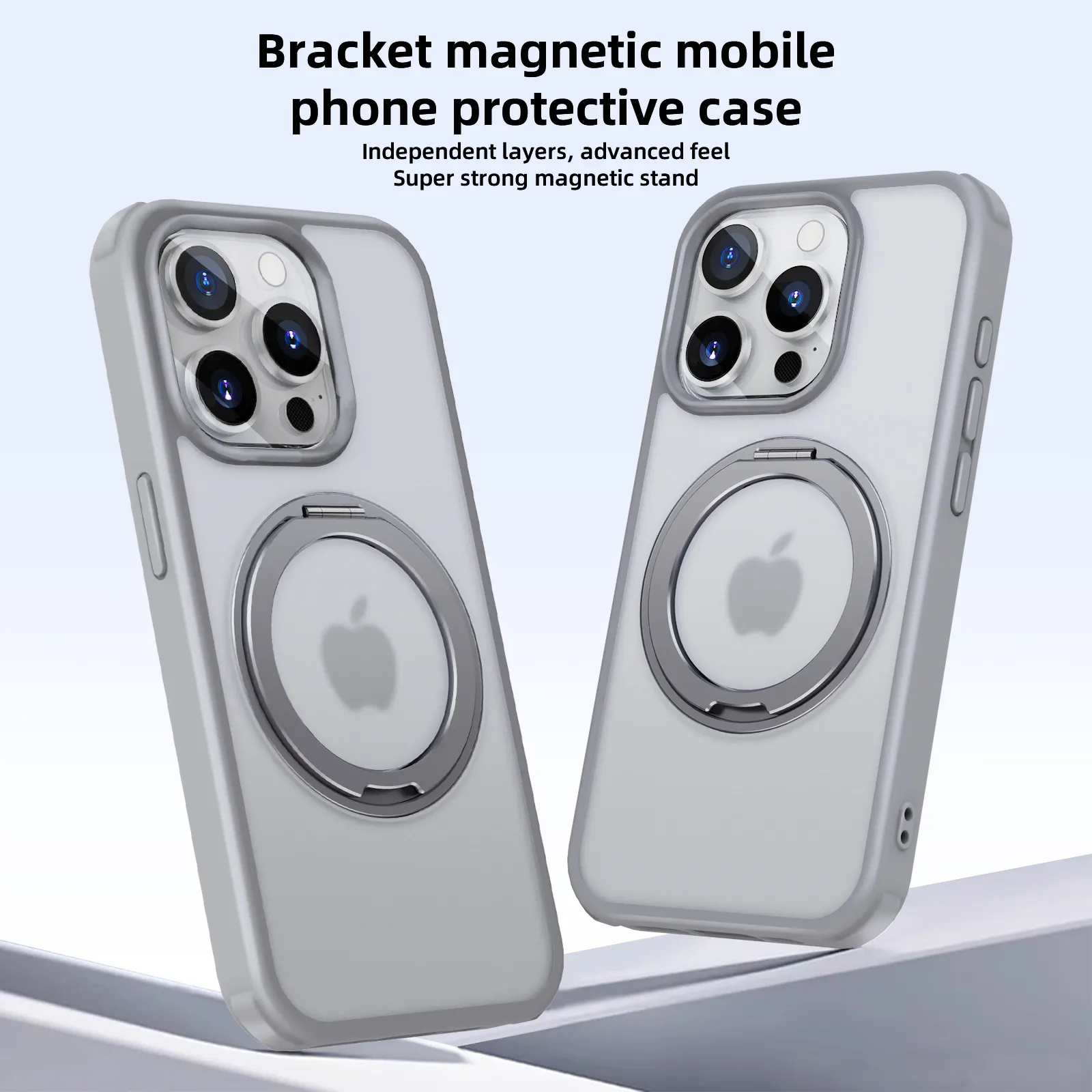 Hot Trendy Magnetic Cover For iPhone 15 Pro Anti-drop Protection TPU PC Mobile Phone Protective Case