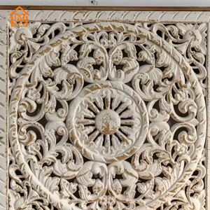 Hot bán MDF tấm Tường handmade thiết kế thanh lịch trắng Pháp treo gỗ Bảng điều khiển nội thất nhà nền tường trang trí nội thất - Product Image 4