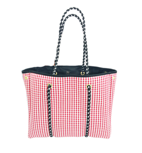 Big beauty beach bag mommy and <span class=keywords><strong>me</strong></span> with gold stripe 2021 vendita calda di alto livello leopard camouflage camo neoprene beach tote bag - Product Image 6