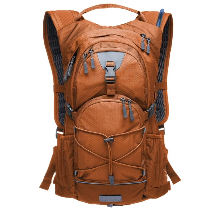 Custom Quanzhou Orange Hydration Backpack for