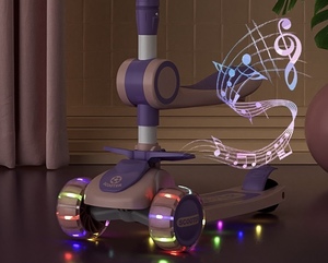 Scooter pour enfants en gros 2-12 ans peut s'asseoir Perambulator <span class=keywords><strong>musique</strong></span> trois roues Scooter Scooter enfants - Product Image 5