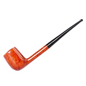 Muxiang Briarwood Smoking Pipe Canadian Style Long Stem Ball Shape 3mm Filter Tobacco Pipe - Product Image 5