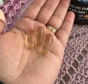 Kapsul Omega 3 <span class=keywords><strong>Softgel</strong></span> untuk Pria Wanita Suplemen Vegan EPA DHA Minyak Ikan Kapsul <span class=keywords><strong>Softgel</strong></span> - Product Image 4