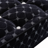 Matelas orthopédique hybride pour hôtel, fabrication en usine, taille Queen et King, compressé sous vide, mousse à mémoire de forme en gel, ressorts.