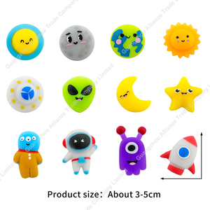 12 Styles Squeeze Toys Kawaii Cute <b>Mini</b> Alien Rocket Astronaut Planet Space Toys Interstellar Space TPR Squeeze Toy for Kids - Product Image 4
