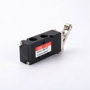 JMJ-06A 2-Position 5-Way Manual Push-Button Roller Cylinder <b>Valve</b> Mechanical <b>Valve</b> Type Straight Pneumatic <b>Parts</b> - Product Image 4