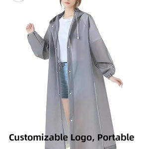 معطف واق من المطر خفيف الوزن للرجال والنساء، مصنوع من مواد PEVA وPE وTPE، مناسب للتنزه والتخييم وحالات الطوارئ، قابل للتخصيص بشعار مخصص، معدات واقية من المطر للاستخدام الخارجي. - Product Image 3