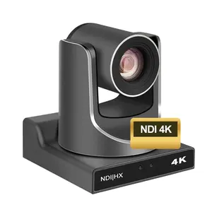 جهاز بث مباشر من Runpu طراز VX60ASL-N NDI HX POE فائق الدقة 4K وبمناسب لـ 60 إطار في الثانية مع تقريب بصري 20 مرة ومنفذ USB ومعالج SDI عالي الوضوح MI LAN وكاميرا PTZ ومزود بمجموعة من vMix OBS