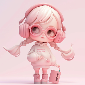 カスタムメーカーミステリーボックスかわいい女の子トレンディプレイPVCビニールABSアクションフィギュア - Product Image 1