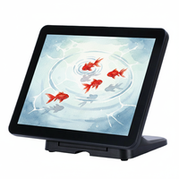 Fabricant vente en gros 15 pouces Windows/Android terminal de point de vente caisse enregistreuse restaurant système de point de vente à vendre