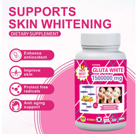 OEM/ODM Pil Pemutih Kulit Glutawhite 1500000mg Vitamin Antioksidan, Mendukung Anti-Penuaan dan Perbaikan Kulit