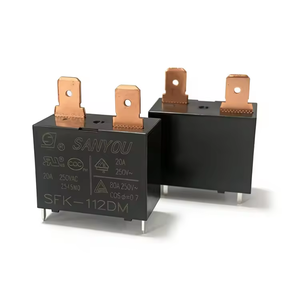 Relais de puissance miniature Sanyou SFK-112DM 12VDC 20A 250VAC 4 broches unipolaire normalement ouvert pour climatiseur et appareils électroménagers - Product Image 2