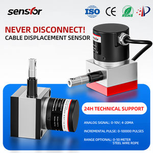 Инкрементальный энкодер с тросовым приводом LX40S-600мм, цифровой импульсный сигнал, IP54, 10-30В, линейный датчик положения (стринг-потенциометр) - Product Image 3