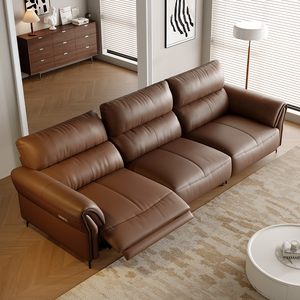 Moderno Conjunto de Sofá Reclinable de Tres Plazas, Nuevo Sillón para Sala de Estar, <span class=keywords><strong>Muebles</strong></span> con Estructura Retráctil, Diseño para el Hogar, Sofá Reclinable - Product Image 2