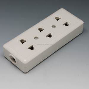 Bề mặt tiện lợi Ổ cắm ổ cắm với mặt đất (2 băng đảng, 3 băng đảng) 10A 220V cho điện đa mở rộng ổ cắm - Product Image 1