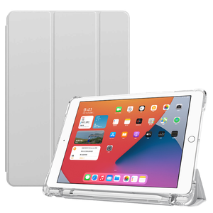 Boîtier Transparent avec Porte-Crayon TPU pour <span class=keywords><strong>iPad</strong></span> 10.2 <span class=keywords><strong>2019</strong></span> pour <span class=keywords><strong>iPad</strong></span> 7/8 cas 7/8th Génération - Product Image 2
