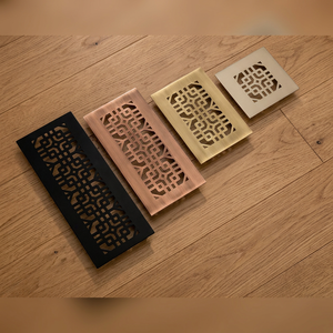 ฝาครอบช่องระบายอากาศอลูมิเนียมตกแต่งสไตล์โมเดิร์น สำหรับพื้น ห้องครัว ห้องน้ำ ฝ้าเพดาน เป็นมิตรกับสิ่งแวดล้อม ทนทาน เฟอร์นิเจอร์ตกแต่งบ้าน - Product Image 2
