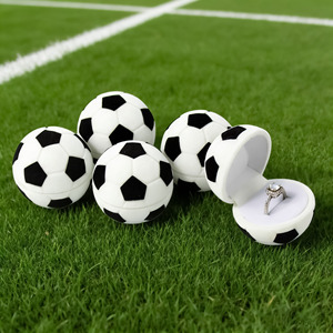 Caja para Anillos de Fútbol, la Más Vendida del Mundo, Caja de Almacenamiento para Anillos y Joyas, Caja de Anillos de Alta Gama, Caja de Almacenamiento para Aretes, Portátil - Product Image 6