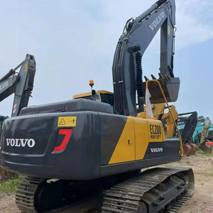 เครื่องจักรกลเคลื่อนย้ายดินคุณภาพสูง รถขุดมือสอง VOLVO EC200 รถขุดไฮดรอลิก 20 ตัน รถขุดตีนตะขาบ Volvo ec200 ของแท้ - Product Image 1