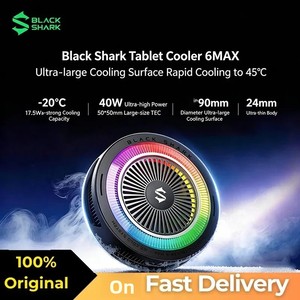 Black Shark Tablet Cooler 6 Max <span class=keywords><strong>Ventola</strong></span> di Raffreddamento Magnetica a Semiconduttore con <span class=keywords><strong>Radiatore</strong></span> a Grande Area per Gaming e Streaming - Product Image 3