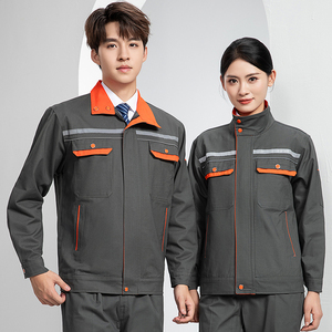 Cotton Workwear Suit Uniform Worker <strong>Overalls</strong> <strong>Construction</strong> Building Industrial Reflective Safety Coveralls Hi Vis Shirt Work Wear - Product Image 1