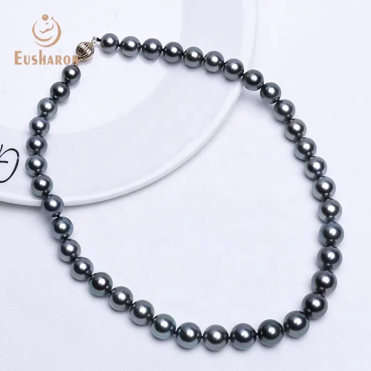 New Design Women Gift Cultured Natural Handmade Graduated Seawater Tahitian Pearl Jewelry Necklace