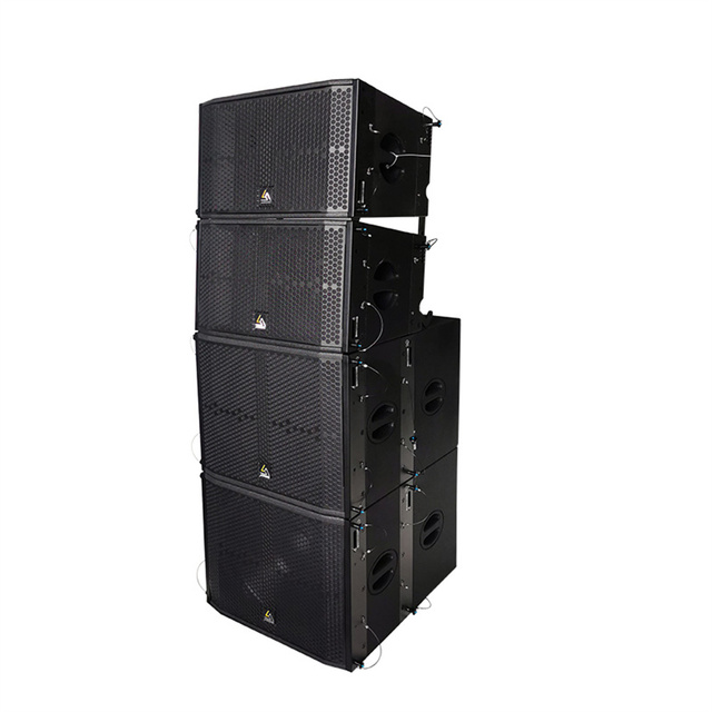Neodymium Magnet DJ Sound System Line Array Speakers 8ohm Impedance High Performance Portable PA System