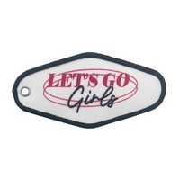 Llavero Tejido Personalizado Premium con Logotipo Bordado en Tela, Etiqueta para Llaves, Artículos Promocionales de Marca, Regalo Promocional, Fabricación OEM