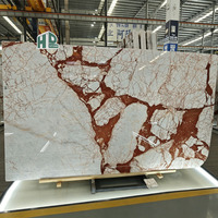 HDSTONE Dalles de marbre rouge naturel Calacatta Violet Italie Carrelages de sol en marbre Calacatta Viola Marble