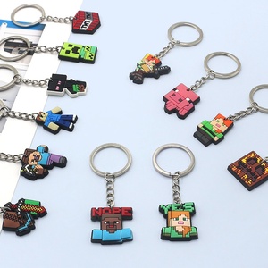 <span class=keywords><strong>Porte</strong></span>-clés en PVC personnalisé Jeu Minecrafts <span class=keywords><strong>Porte</strong></span>-clés en caoutchouc souple Pendentif de voiture Poupée de dessin animé <span class=keywords><strong>Porte</strong></span>-clés en PVC pour sac - Product Image 3
