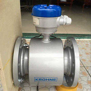 Débitmètre KROHNE OPTIFLUX 4100W allemand, électrodes PTFE 316L, débit 0-40 M/h, acier inoxydable - Product Image 1