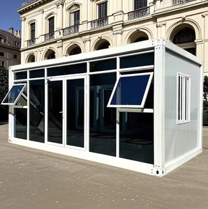 Container Prefabbricato Modulare Urbano con Facciata in Vetro, Spazio Luminoso e Portatile per Negozi Pop-Up, Caffè di Strada e Uffici Temporanei - Product Image 2