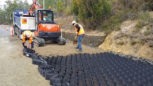 Grille de pavage en plastique HDPE haute résistance <span class=keywords><strong>pour</strong></span> le sol de garage et le renforcement du sol - Product Image 5