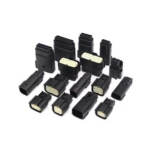 Conector impermeable automotriz 33472-1601, enchufe a tope de carcasa de plástico macho y hembra, cabeza hembra de 16 pines tipo Molex - Product Image 6