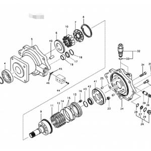 Motor de Giro para Excavadora EC360B, Repuestos VOE14684412  VOE14512786 14684412 14512786, Piezas de Repuesto para Giro - Product Image 6