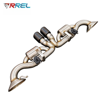 Système d'échappement Catback à soupapes, tuyau droit en acier inoxydable SS304, style course, pour Porsche 911 992 GT3 RS 4.0L