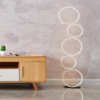 Table basse américaine étagère en bois massif lampadaire simple moderne créatif chambre à coucher canapé côté lampe verticale lampe de lecture