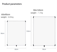 Yiscaxia 90x120cm réflecteur de lumière 5-en-1, diffuseur pliable Portable avec sac pour la prise de vue en Studio Photo et vidéo