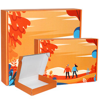 Farbige Papierbox Kleine Mengen Sofort Lieferbar Kleine Größe Extra-Stabile Rechteckige Faltbare Wellpappe-Box Rosa Kleidung