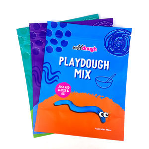 Sac d'emballage alimentaire de luxe personnalisé pochette debout anti-odeur en papier d'aluminium pour pâte à <span class=keywords><strong>modeler</strong></span> gummy chip cookie bonbons collations herbe - Product Image 2