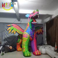 Mascota Inflable de Año Nuevo Chino, Dragón Inflable, Perro Inflable con Alas