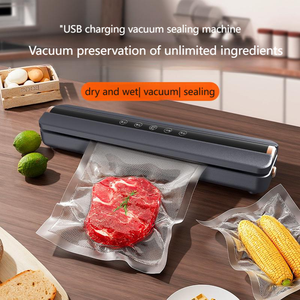 Machine de mise sous vide automatique sans fil rechargeable par USB, portable, pour la maison, en plastique, pour la conservation des aliments dans la cuisine - Product Image 3