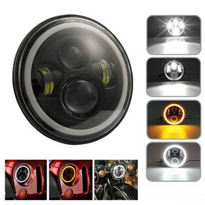 Phare LED rond de 7 pouces avec anneau bicolore pour la modification de véhicules tout-terrain - Product Image 2
