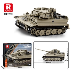 Vente en gros de Reobrix 77031 Tiger I Building Kit avec code bonus exclusif <span class=keywords><strong>World</strong></span> <span class=keywords><strong>of</strong></span> Tanks - Collection militaire haut de gamme pour les joueurs - Product Image 4