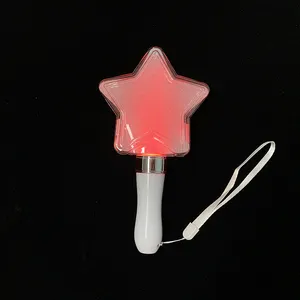 Multicolor Five-pointed Star Led Flashing Star Stick Led Star Glowing Stick For Concert