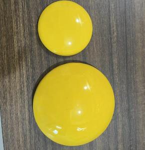 10cm 15cm Stud Ojos de gato amarillos Marcador de camino de pavimento elevado Pernos de carretera de cerámica - Product Image 5