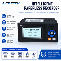 Aice Tech 4-Channel Automatic Temperature Paperless Recorder with OEM/ODM Support IP65 USB Communication LCD Display