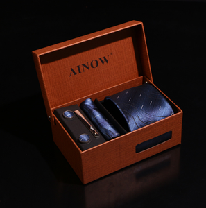Fabricante Profesional de Elegantes Corbatas de Seda al por Mayor, Juego de 6 Piezas, Corbata Hecha a Mano con Caja - Product Image 3